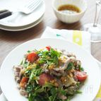 牛肉とクレソンのサラダ