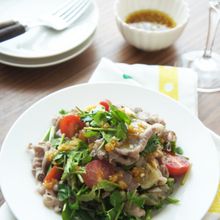 牛肉とクレソンのサラダ