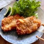 お弁当用の折りたたみカツ/米粉と豆乳のバッター液使用