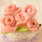 バラのごはんケーキ