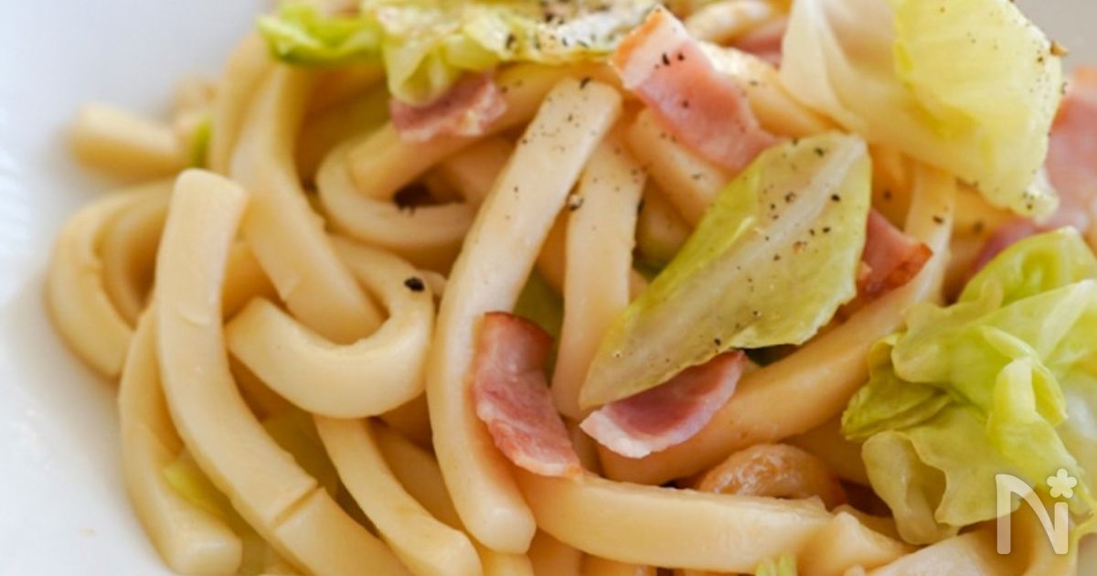 10分で！ペペロン焼きうどん