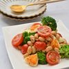 蒸し大豆とブロッコリーのデリ風たまごサラダ