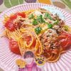 しめかずの作ってみた!投稿(【ボロネーゼ風♡ひき肉のトマトパスタ】ワンパン＆包丁不要♡)