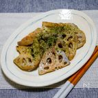 ごま油で美味しい「蓮根の塩炒め」