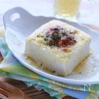 豆腐のキムチ―ズ詰め焼き