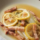 白菜とレモンのグリル