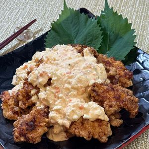 楽ラク手抜キッチン🐶🐾の作ってみた!投稿(タルタルたっぷり♪【ふんわりむね肉のとり天】)