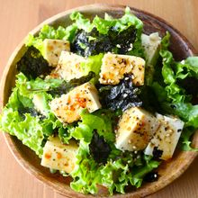 5分で完成！【豆腐のチョレギサラダ】胡麻油香る♩