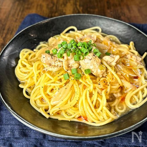 【餡掛けパスタ】ワンパンでとろ旨