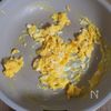 10分で簡単に♪豚キムチとふわふわ卵の中華炒めの工程1