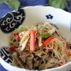 牛肉としらたきの甘辛煮