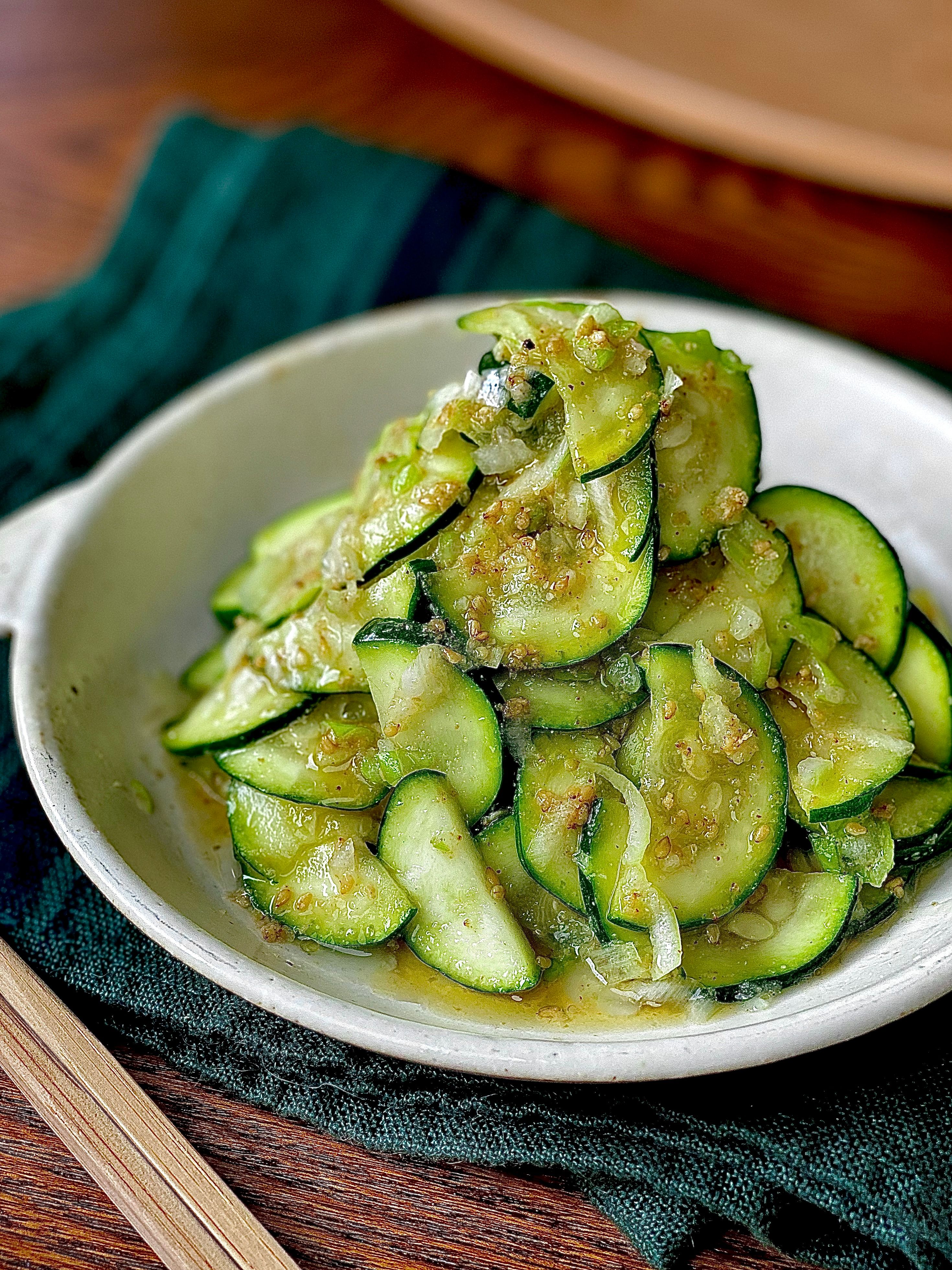 ズッキーニの旨だれナムル】やみつき無限！ | レシピサイトNadia