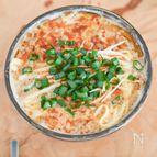 甘いスープに辛い肉！やみつき！ピーナッツバターの担々麺