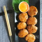 豆腐でふわふわ！つくねの甘辛照焼き（包丁&豆腐の水切り不要）