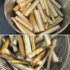 ボリボリ止まらない♪【ごぼうのにんにく塩唐揚げ】の工程1