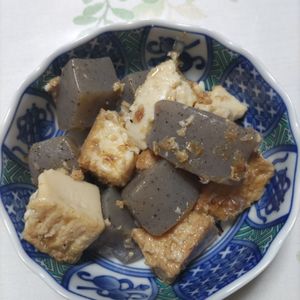 KUMIKOの作ってみた!投稿(味しみ!甘辛♡ちぎり厚揚げこんにゃく【#低糖質#ダイエット】)