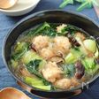 ボリューム満点♪鶏団子と青梗菜のとろみ中華風春雨スープ