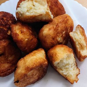 まゆのの作ってみた!投稿(サクもち食感！バナナヨーグルトドーナツ)