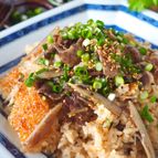 【切り餅でもち米不要】牛肉とごぼうの韓国風モチモチおこわ