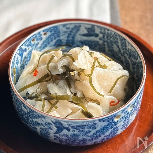 褒められ副菜 大根の千枚漬け