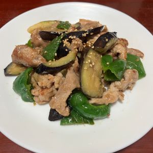 りんごの作ってみた!投稿(我が家の定番!【豚なすピーマンの甘味噌炒め 】)