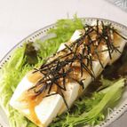 簡単タマネギドレッシングde和風豆腐サラダ