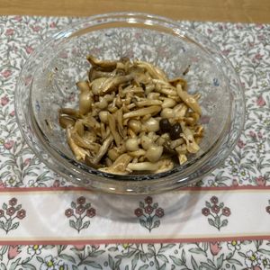 ぽんの作ってみた!投稿(焼ききのこのマスタードマリネ。)