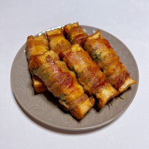 yuの作ってみた!投稿(とろ～りチーズがたまらない♪厚揚げ大葉肉巻き)