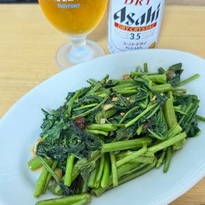 Tsuneaki Okadaの作ってみた!投稿(『基本の空芯菜炒め』シャキシャキ持続＆水っぽくならない！)