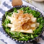 3分でさっぱり美味しい♡『長芋と水菜のだし醤油サラダ』