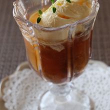 ひんやり和プリン〜烏龍茶の葛ながし〜