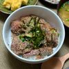 ムーちゃんの作ってみた!投稿(胡麻だれブリのだし茶漬け)