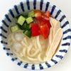 彩り塩うどん♩ひんやりさっぱり！冷たいうどん！火を使わないの工程3