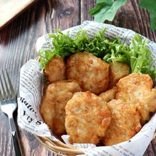 もっちりふわふわ♪鶏むね肉と長芋のナゲット