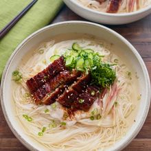 【うなとろそうめん】さっぱりだしうま!