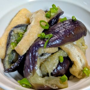 まゆのの作ってみた!投稿(【なすとお揚げのちょっぱや煮】アツアツでも冷やして食べても◎)