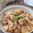 ご飯もビールも進むスピードおかず♡豚肉と大根の韓国風炒め