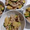 852468の作ってみた!投稿(【豚肉とズッキーニのにんにく味噌炒め】5分で完成栄養たっぷり)