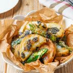 10分！野菜が主役＼長芋とオクラの海苔唐揚げ／