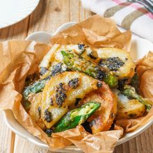 10分!野菜が主役\長芋とオクラの海苔唐揚げ/