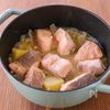 【豆乳で作る北欧風サーモンスープ】思い出の味のロヒケイット♪の工程4