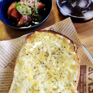 よもぎの作ってみた!投稿(ハマる！やみつき絶品【はちみつチーズトースト】)