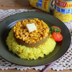 レンジで！バターコーンキーマカレー
