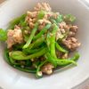 ゆかりの作ってみた!投稿(10分で簡単!挽肉で時短【チンジャオロース丼】)