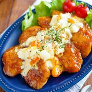 【てりマヨ甘酢チキン南蛮】鶏むね肉しっとり柔らか♡