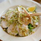 やみつき【鶏むね肉のねぎ塩ペッパー】