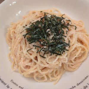 たりおの作ってみた!投稿(【茹でたパスタと混ぜるだけ！】お店レベルの濃厚明太子パスタ)