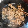 食欲そそる♪豚こまルーロー飯(冬ほうれん草添え)の工程3
