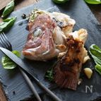 【簡単】鯛のアラの酒蒸しバジル風味