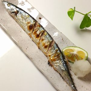 とのちゃまの作ってみた!投稿(基本のさんまの塩焼き【魚焼きグリル】)